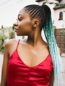 Braids for Students with Natural Hair, Karen Wright Salon in Thornton Heath, Croydon