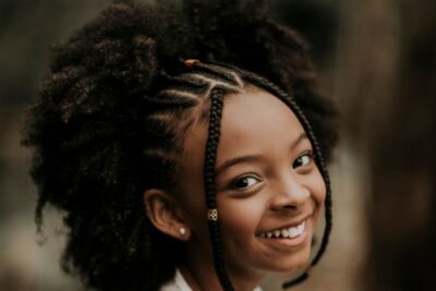 Child With Curly Hair